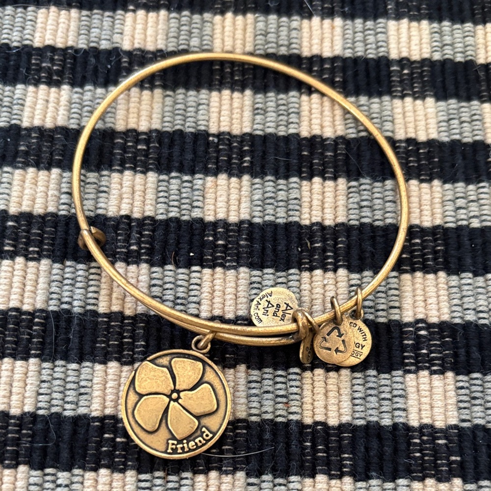 Alex and Ani Gold Charm Bracelet